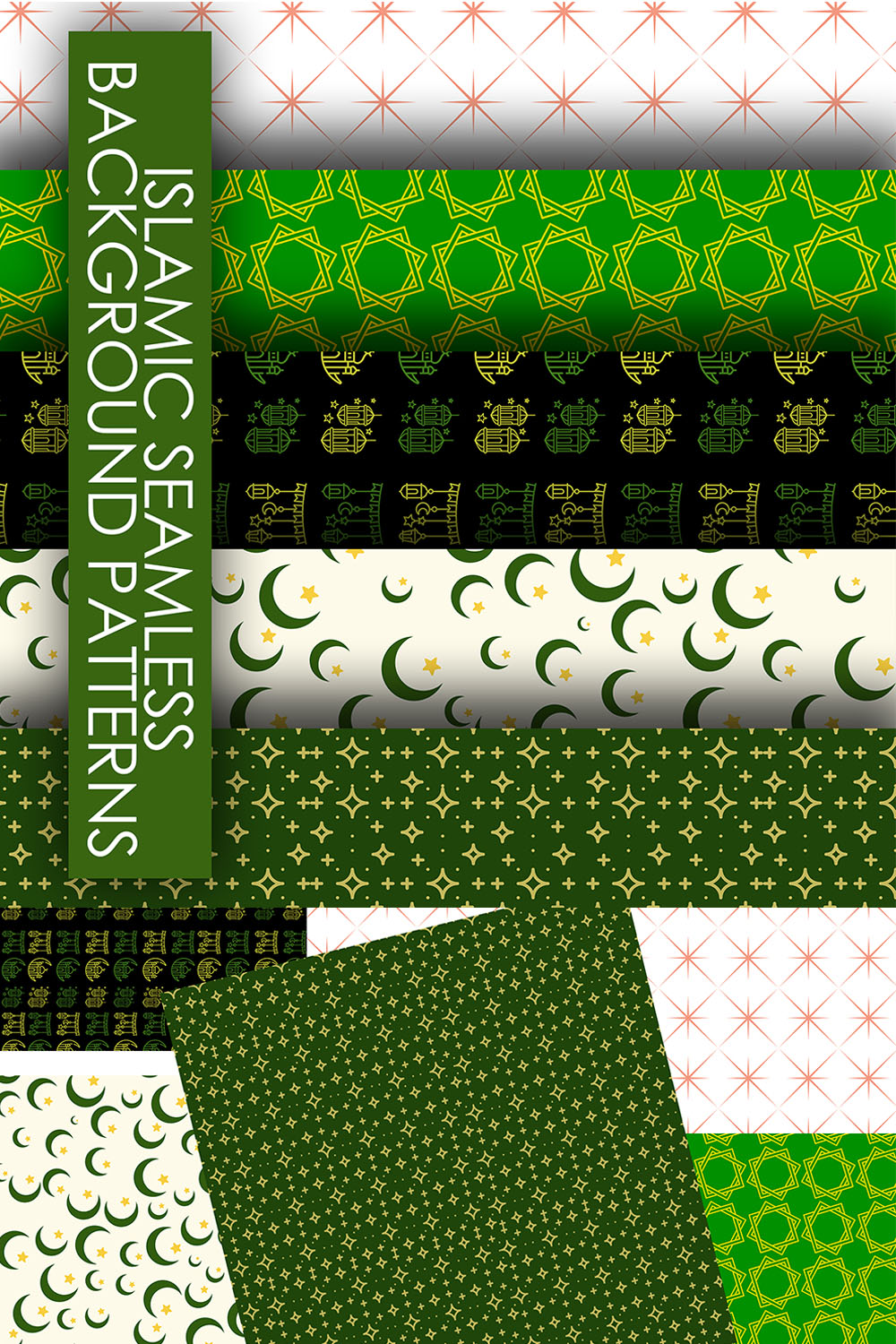 ISLAMIC SEAMLESS PATTERNS - EID - RAMADAN SPECIAL PATTERNS | Gift Wraps Designs | Wallpaper Designs | Shirt Prints pinterest preview image.