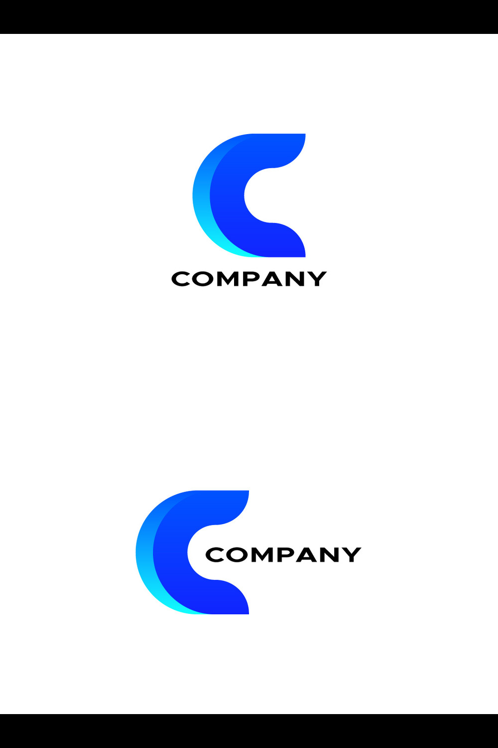 Letter C Logo Gradient Color C Letter C Logo pinterest preview image.