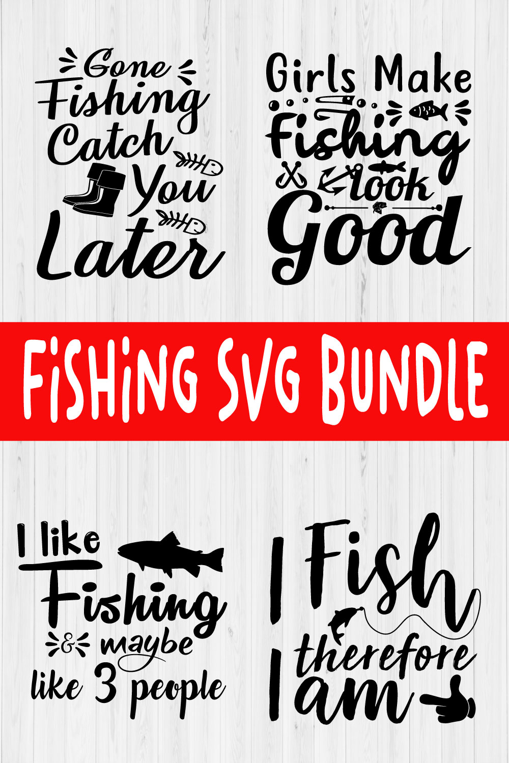 Fishing Svg Bundle Vol7 pinterest preview image.