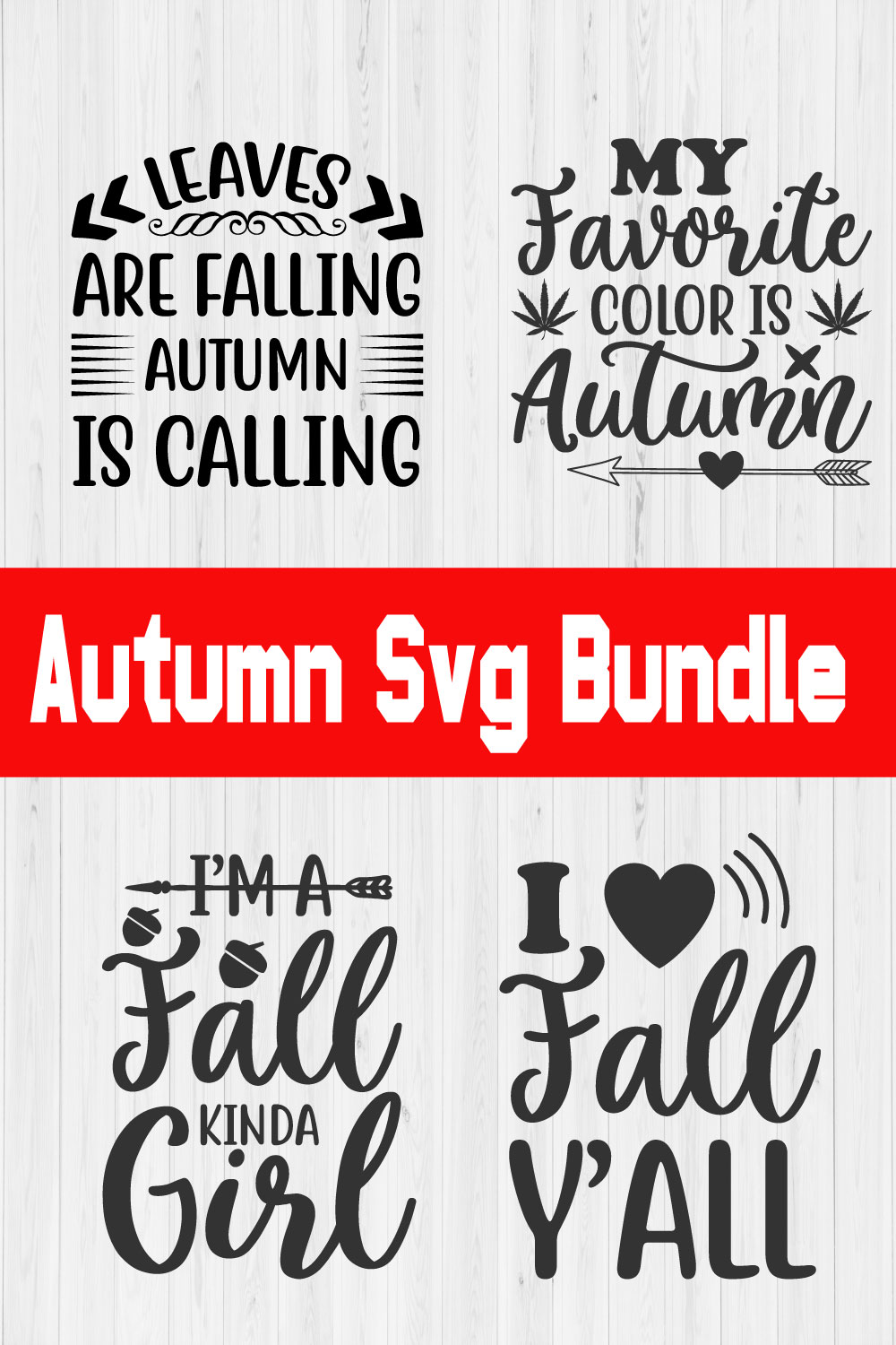Autumn Svg Bundle Vol1 pinterest preview image.