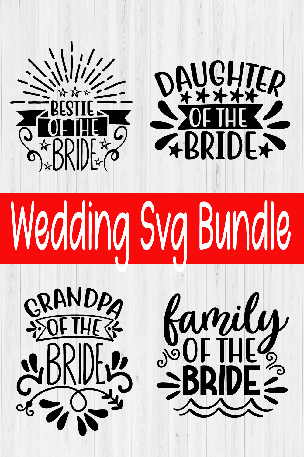 Wedding Design Quotes Bundle Vol5 pinterest preview image.