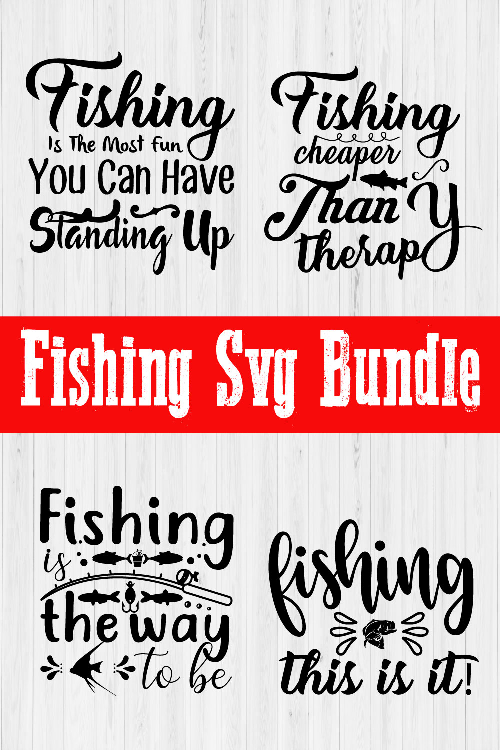 Fishing Svg Bundle Vol5 pinterest preview image.