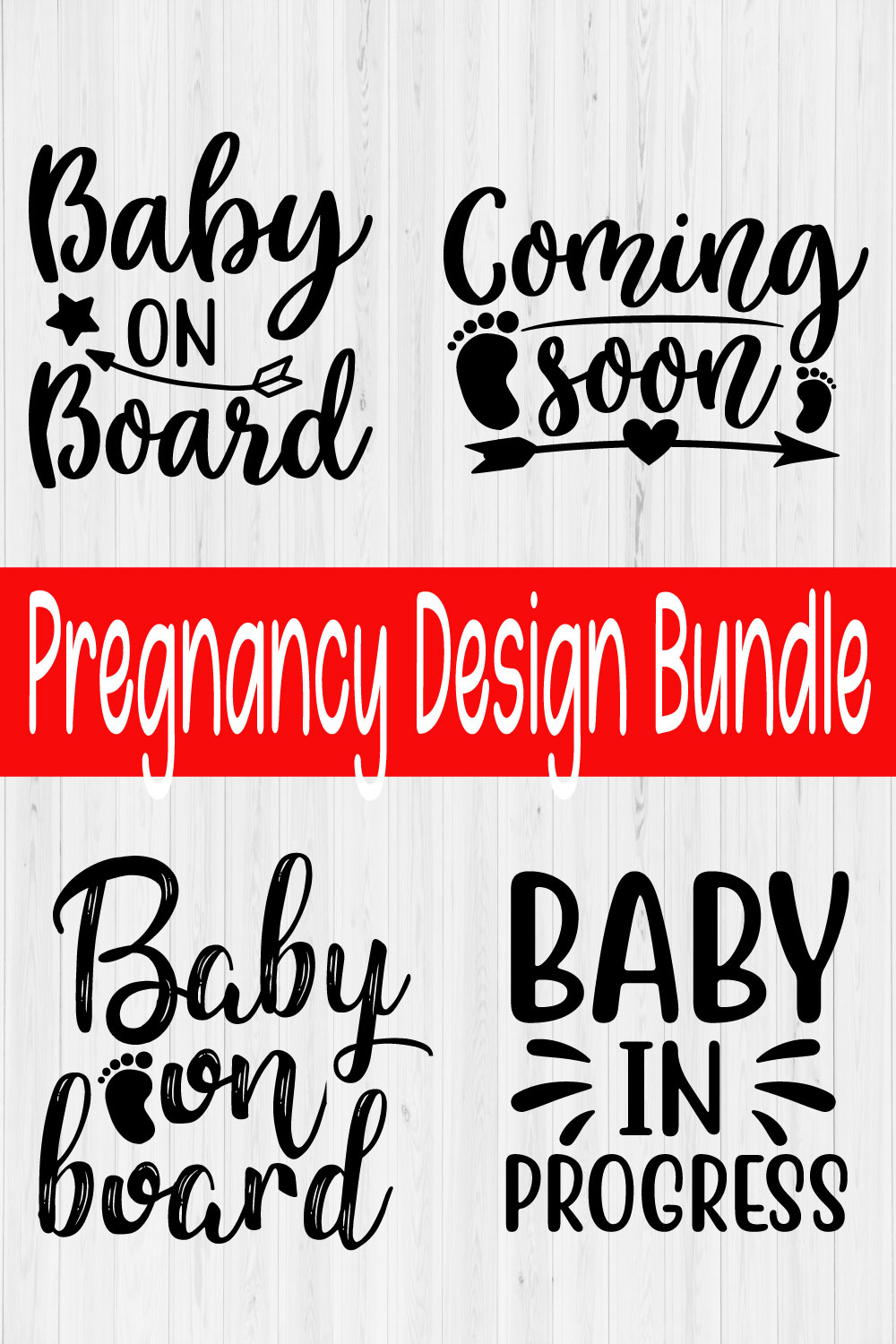 Funny Pregnancy Quote Designs Vol8 pinterest preview image.