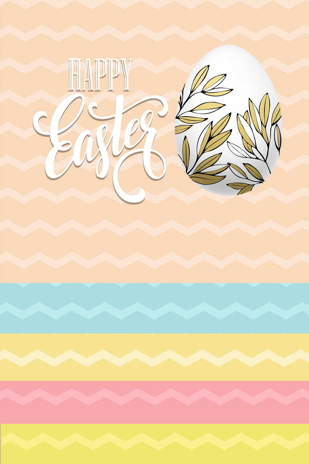 colorful Easter poster! pinterest preview image.