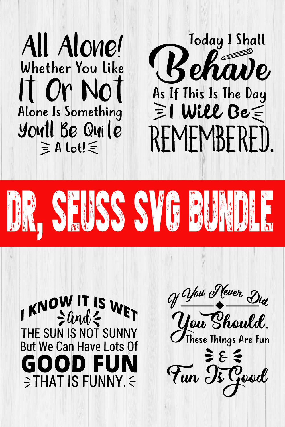 Dr Seuss Svg Bundle Vol7 pinterest preview image.