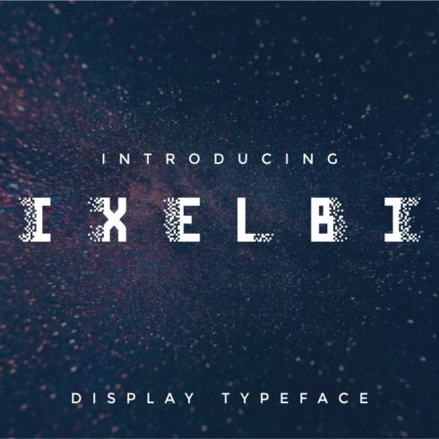 Pixel Bit Typeface cover image.