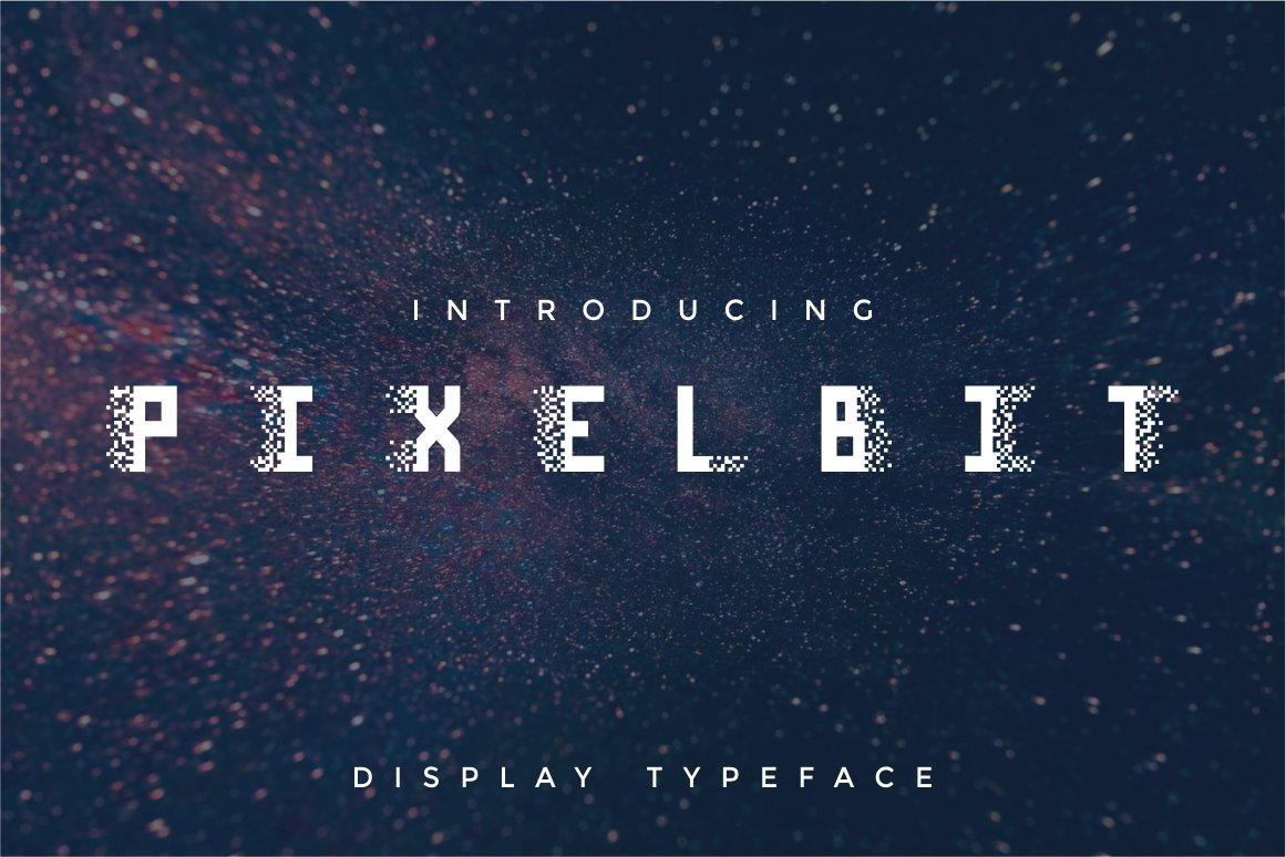 Pixel Bit Typeface cover image.