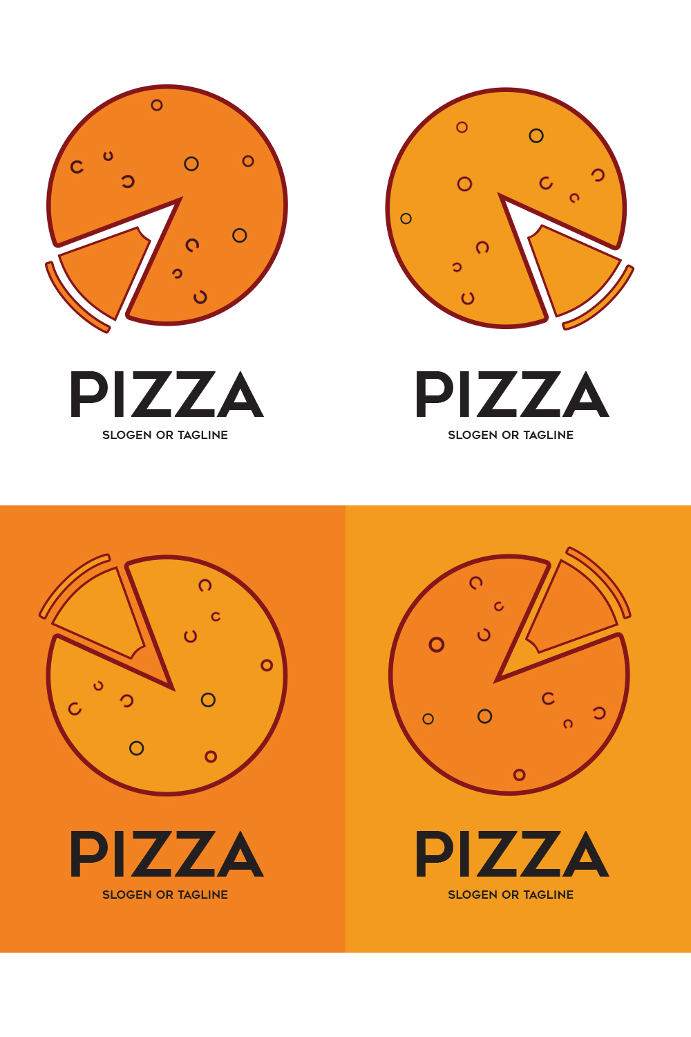 PIZZA LOGO pinterest preview image.