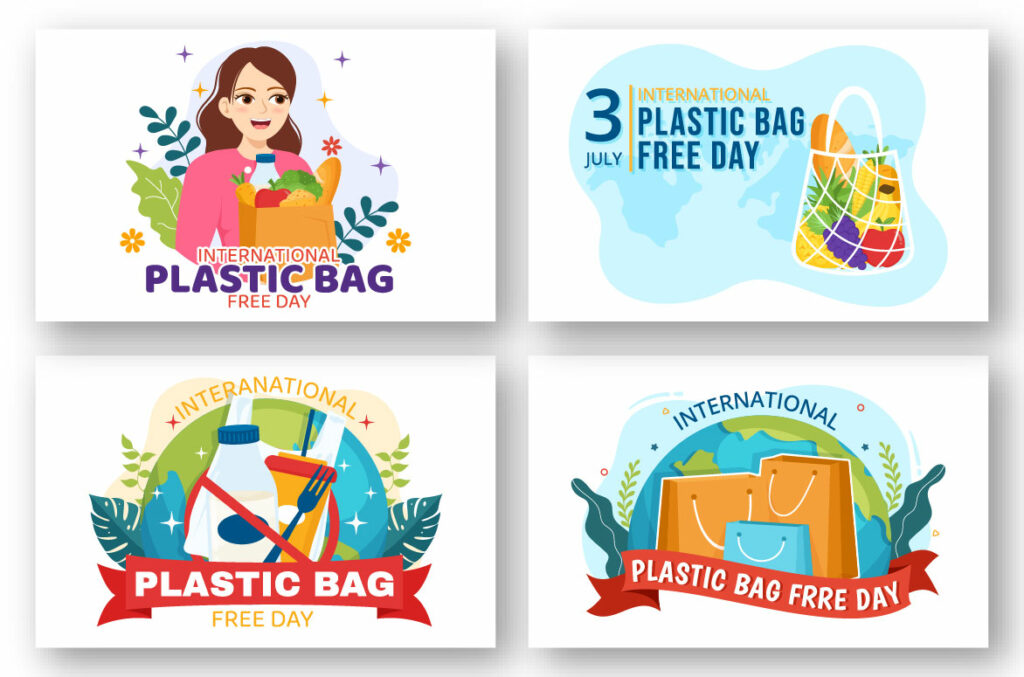 13 International Plastic Bag Free Day Illustration MasterBundles