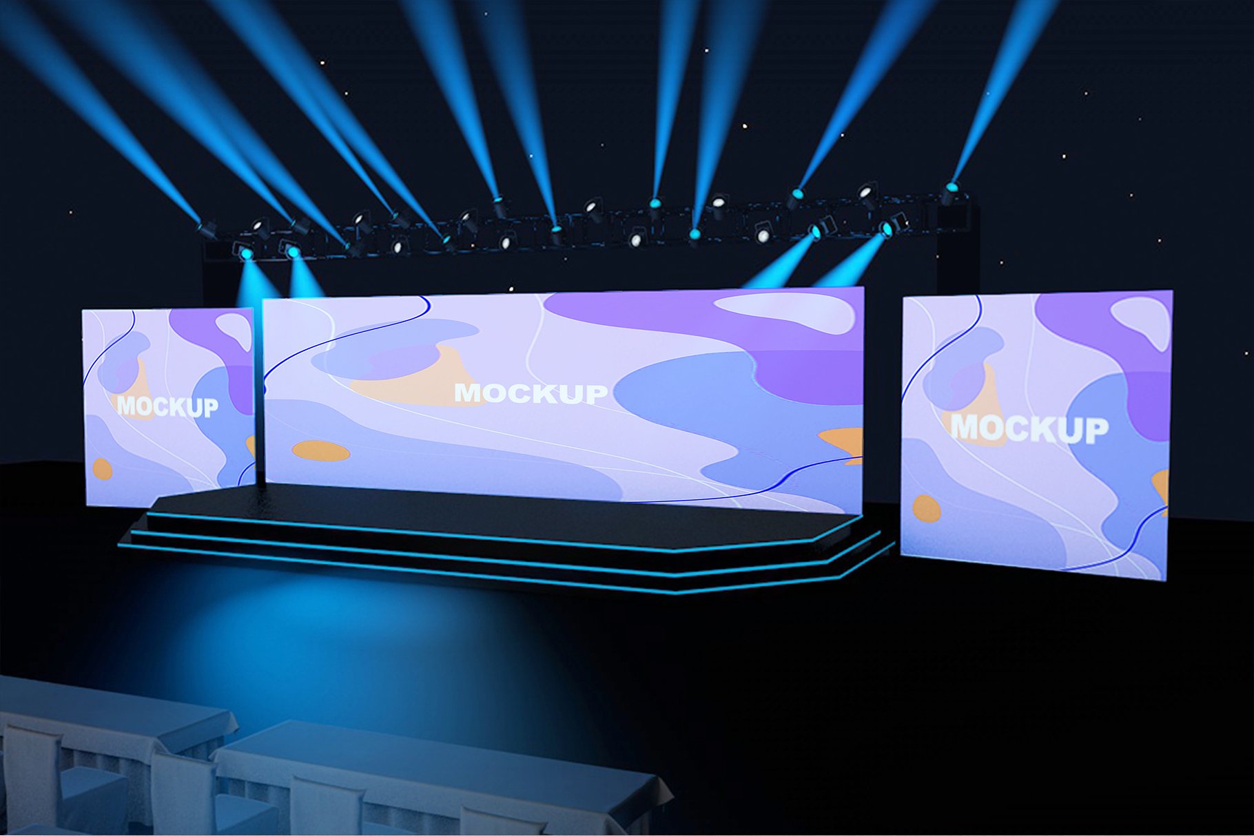 stage screen mockup design cover image.