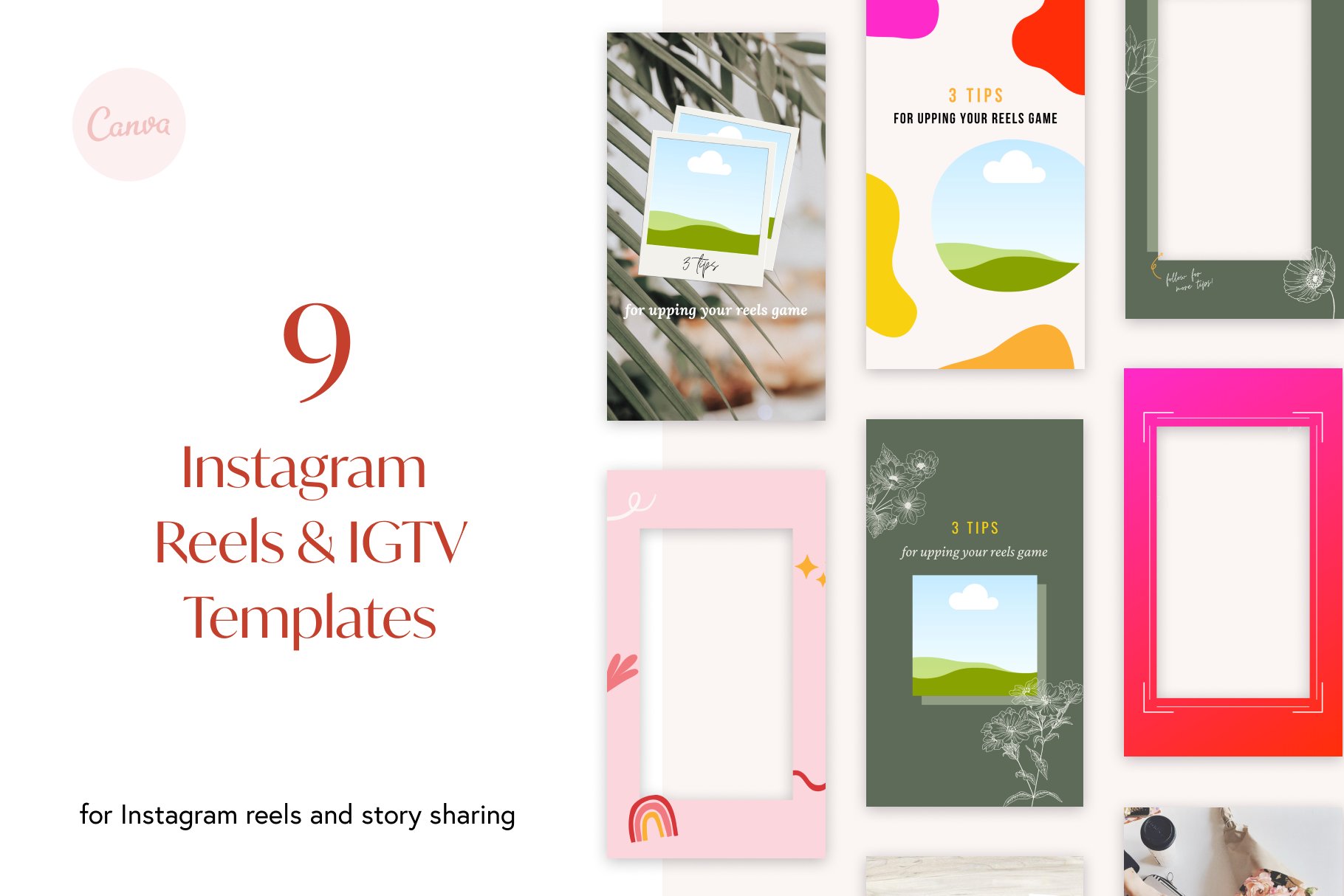 Instagram Reels & IGTV Templates cover image.