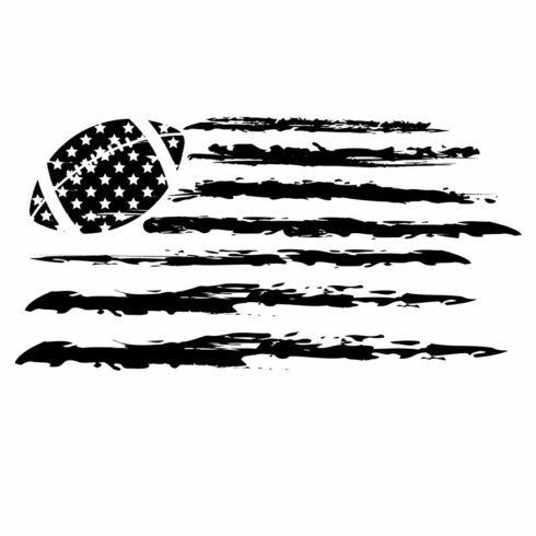 Distressed Football USA Flag cover image.