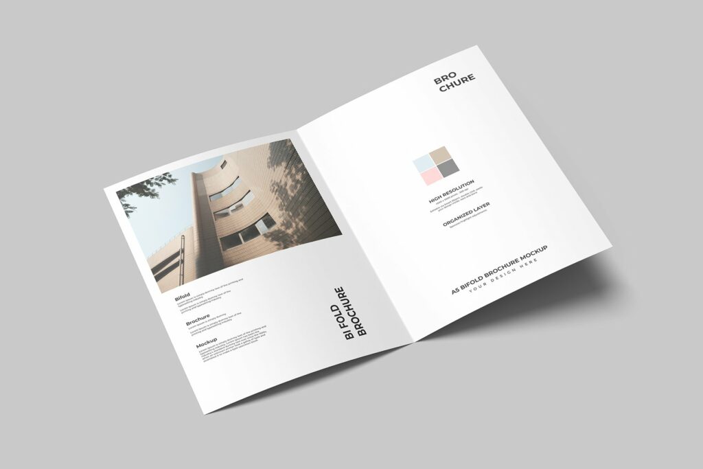 A5 Bifold Brochure Mockup Kit – MasterBundles