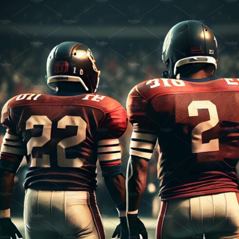 american football players in the action grand arena cover image.
