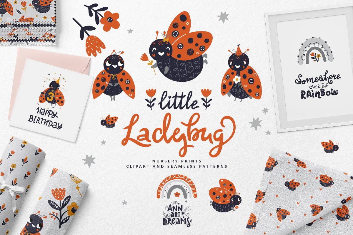 Little Ladybug. Kids collection cover image.