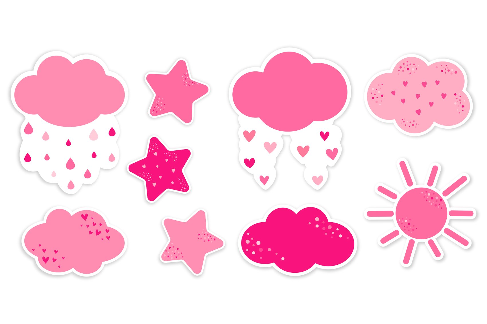 Valentine's Stickers bundle. Valentine's Stickers Printable By  IrinaShishkova