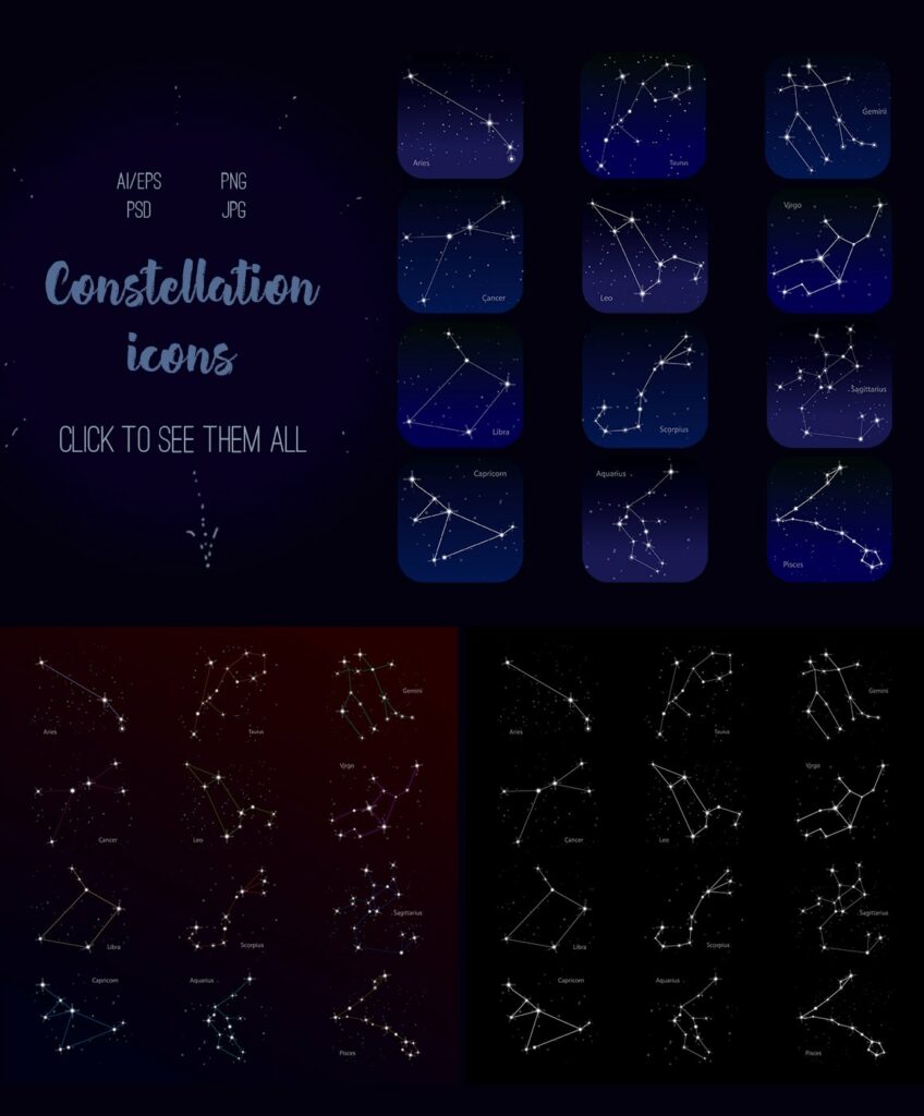 Cosmos vector set – MasterBundles