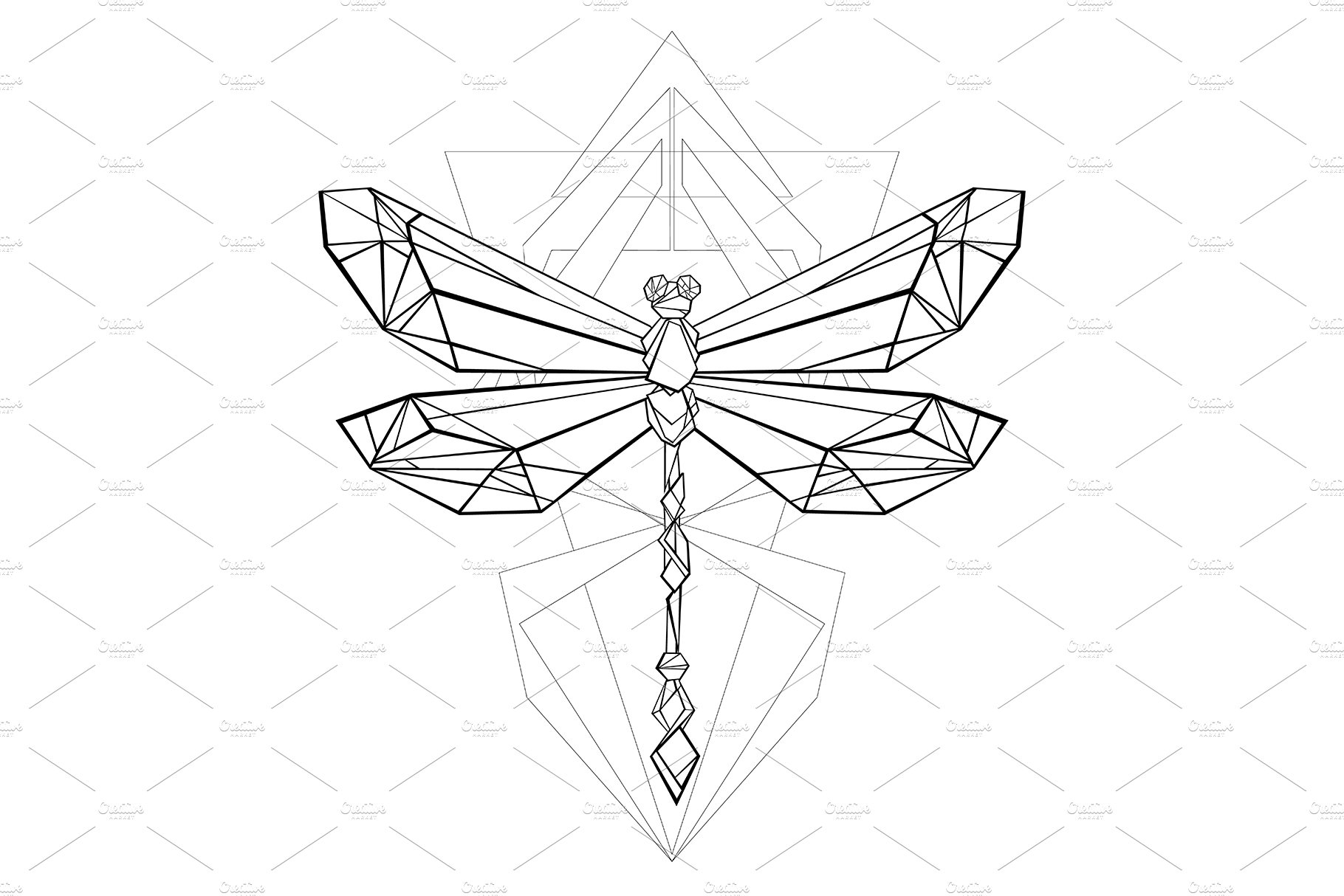 Polygonal Dragonfly cover image.
