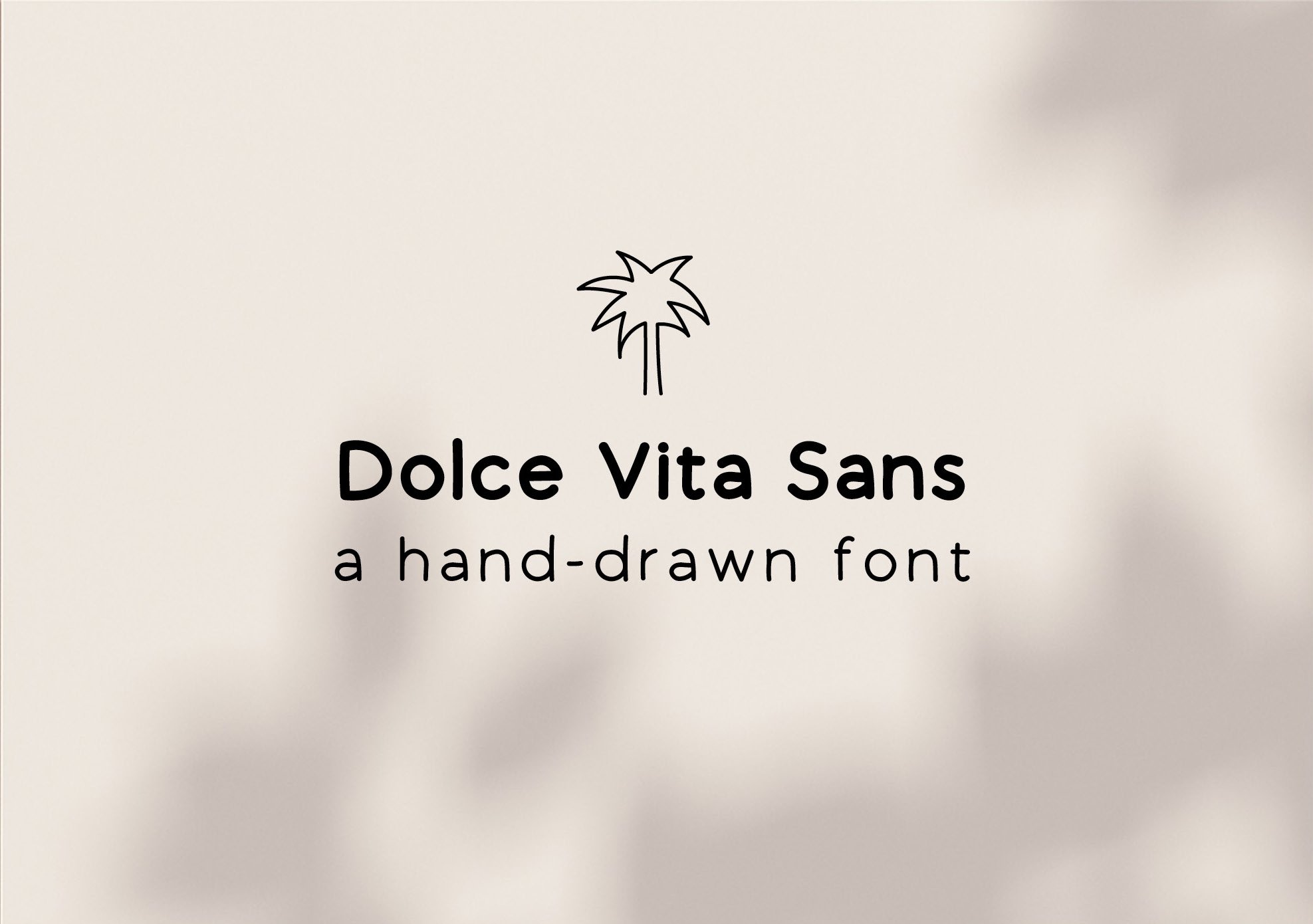 Hand Drawn Font, Bohemian style Font cover image.