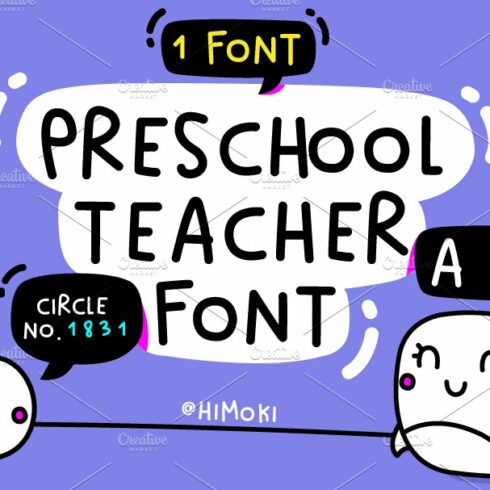 Circle.Preschool.Teacher.kids.font cover image.