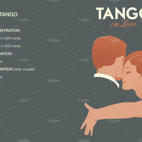 Tango dancers: Tango in Love cover image.