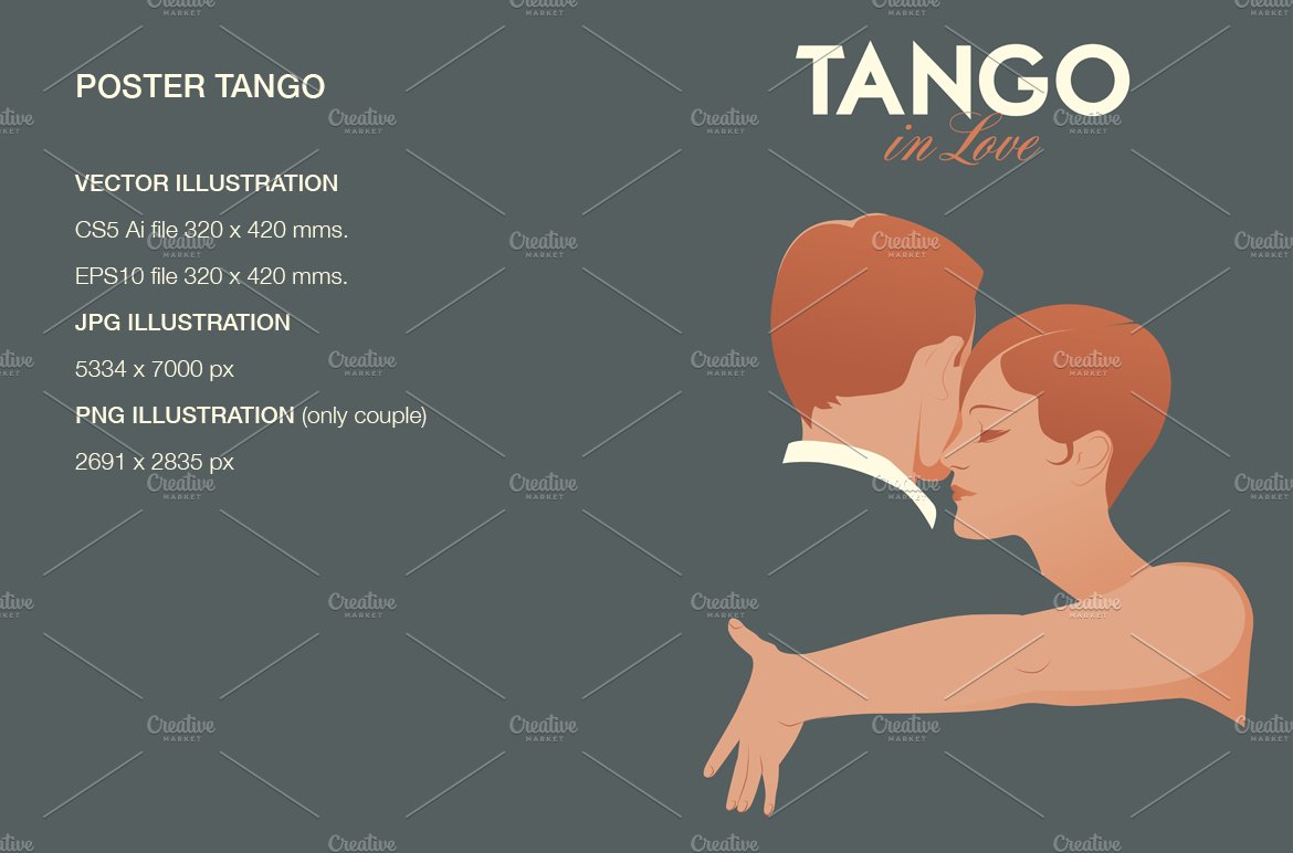 Tango dancers: Tango in Love cover image.