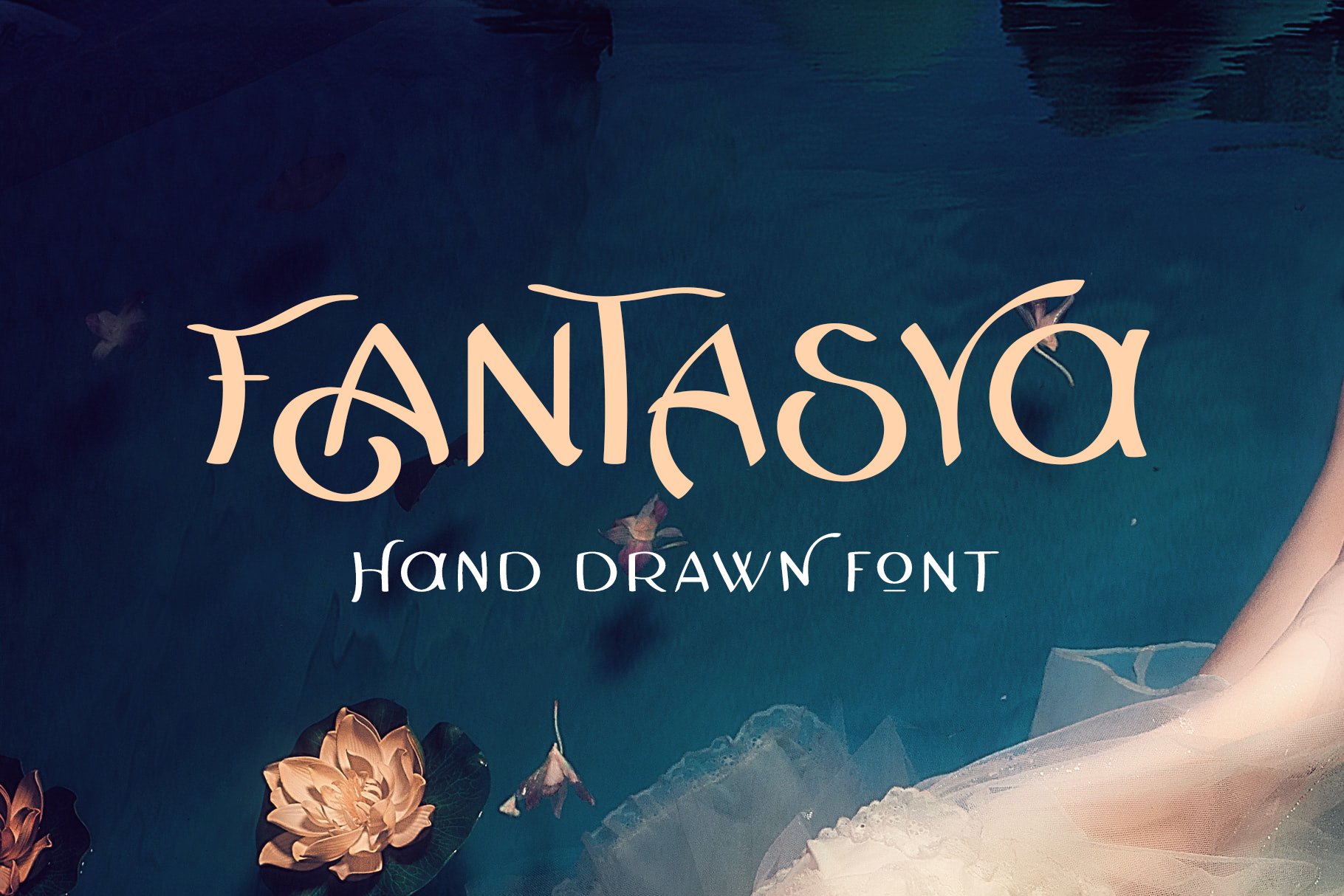 Fantasya Hand Drawn Font cover image.
