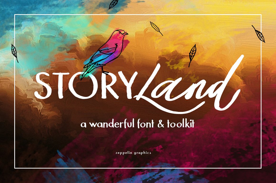 Storyland Font & Toolkit cover image.