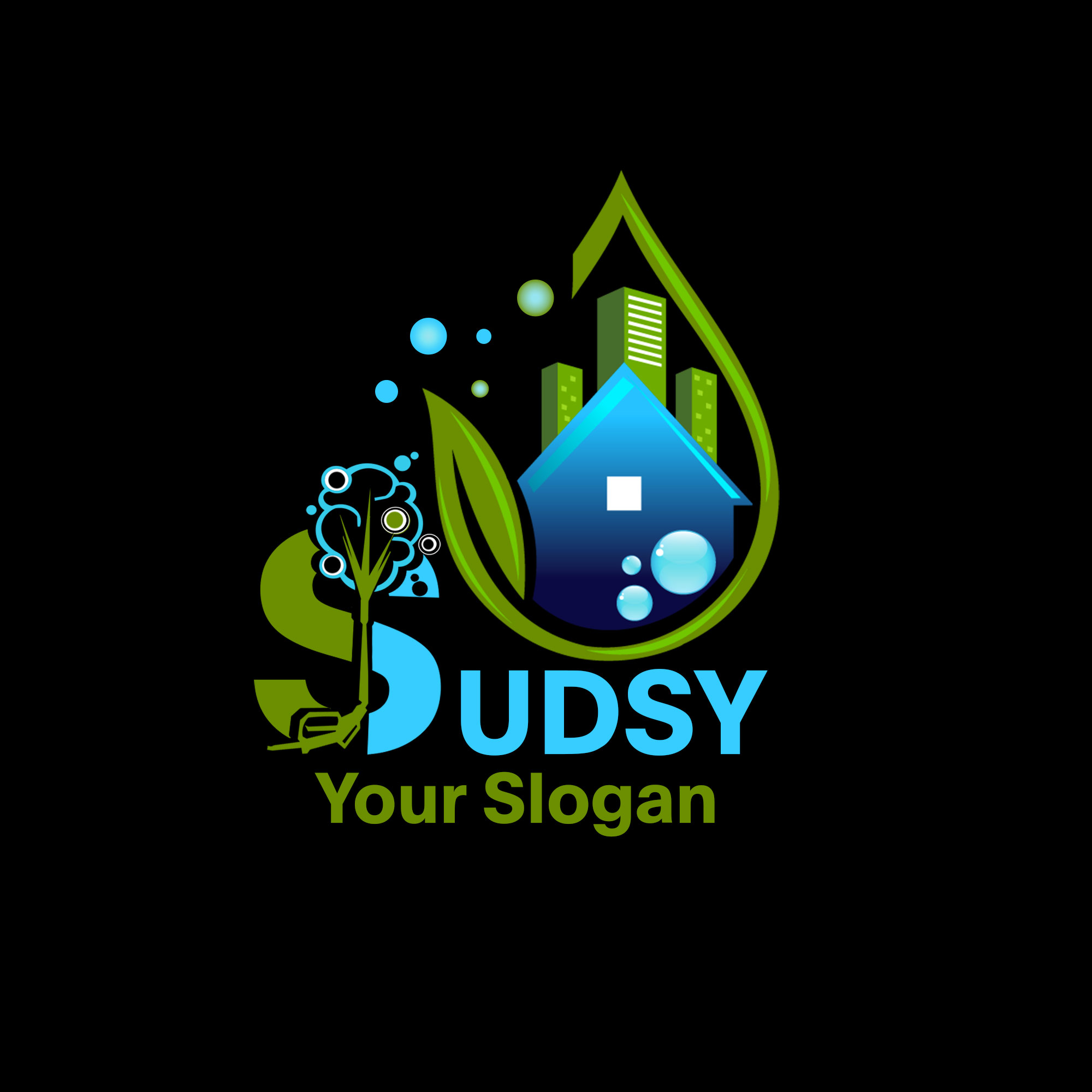 Logo for House and Washer or Pressure Washer preview image.