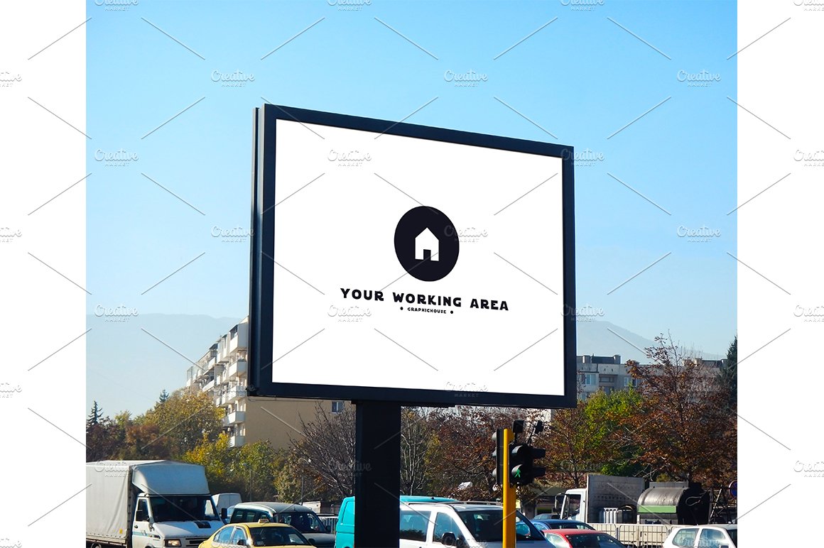 Urban Billboard Mockup cover image.