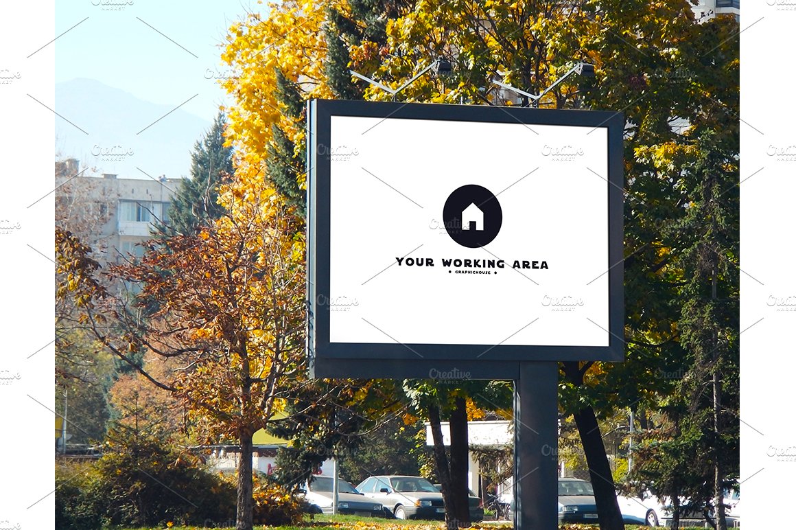 Urban Billboard Mockup cover image.