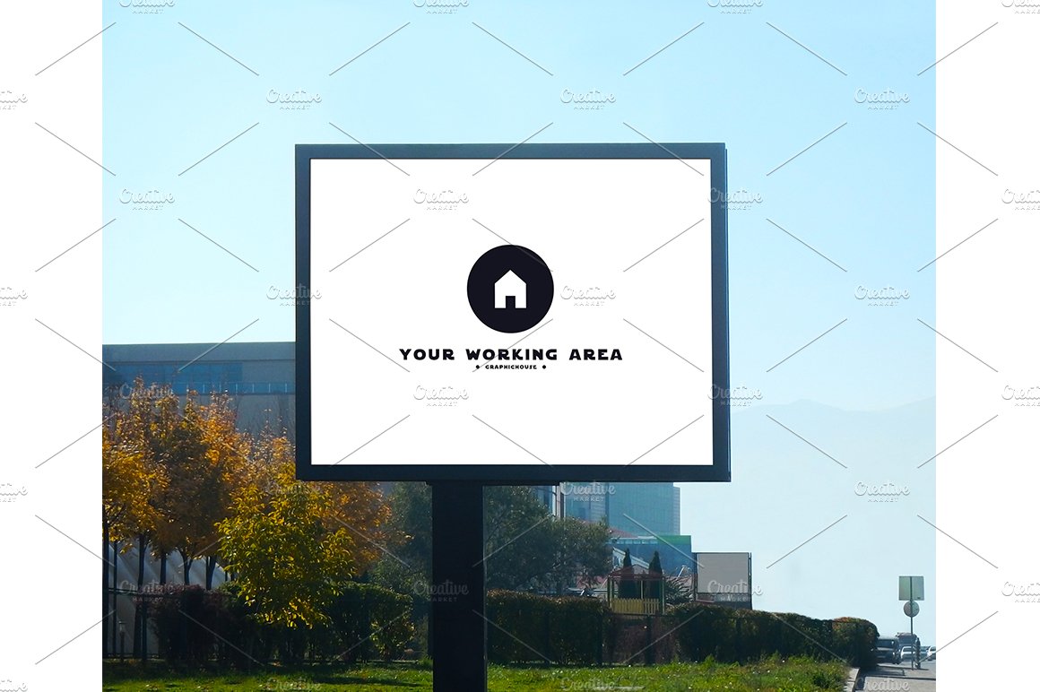 Urban Billboard Mockup cover image.