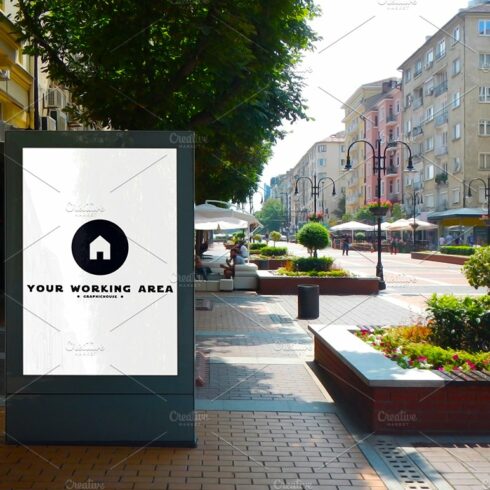 Street Billboard Mockup cover image.