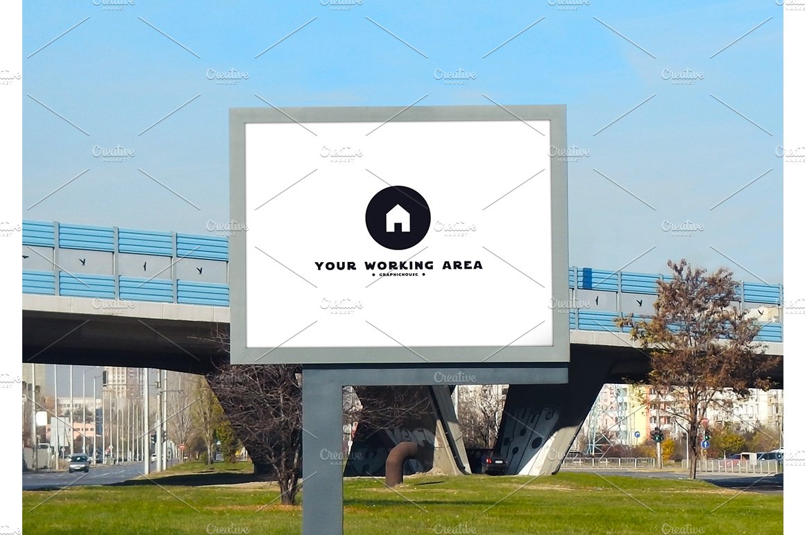 Urban Billboard Mockup cover image.