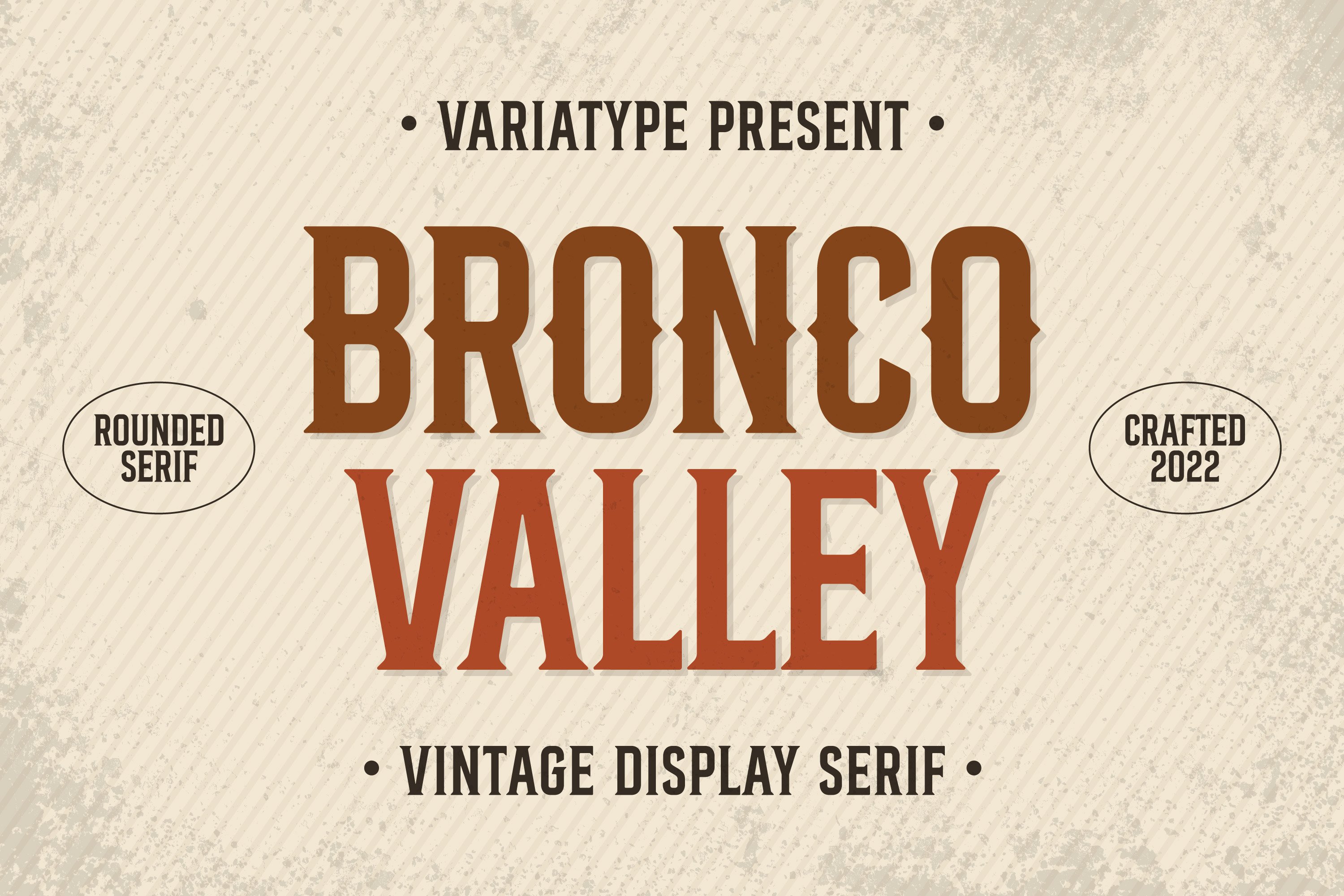 Bronco Valley - Vintage Serif cover image.