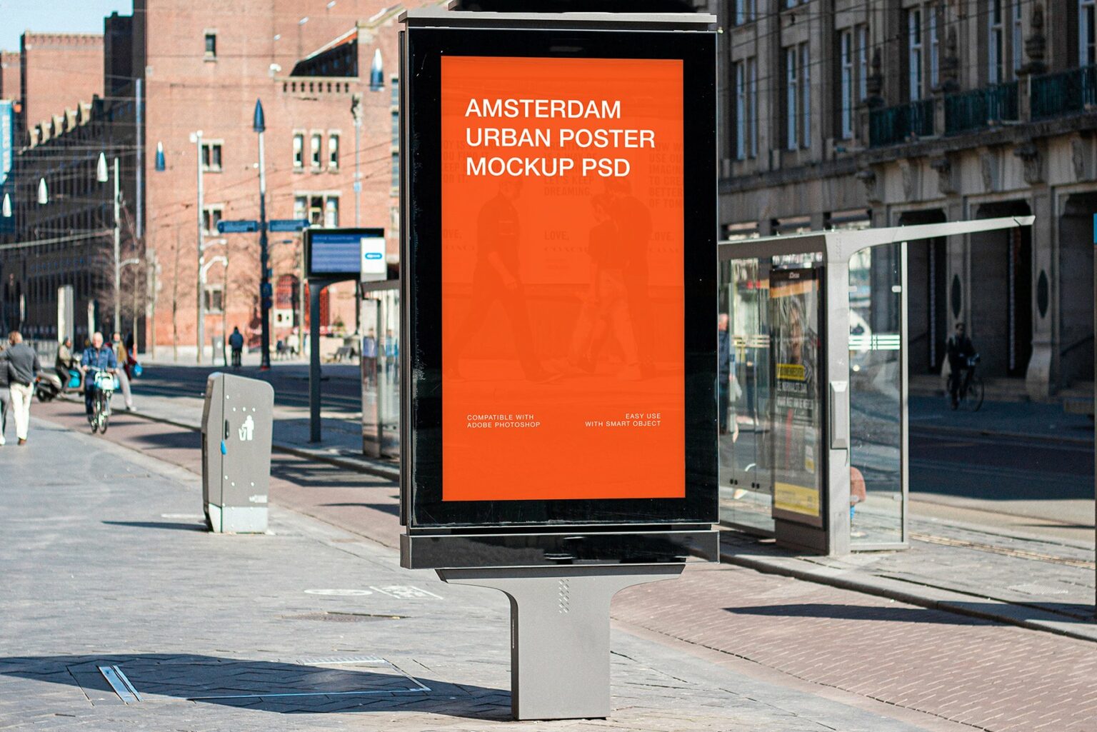 Amsterdam Urban Poster Mockup PSD – MasterBundles