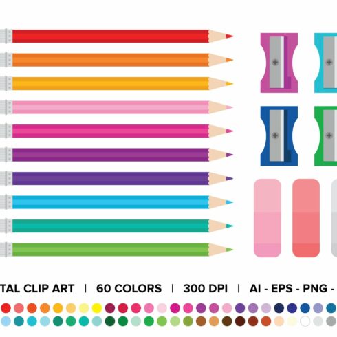Color Pencil, Sharpener, and Eraser cover image.