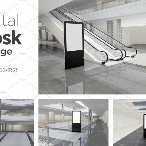 Kiosk Digital Sign Mockup Vol 3 cover image.