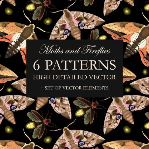 Moths and Fireflies Patterns cover image.
