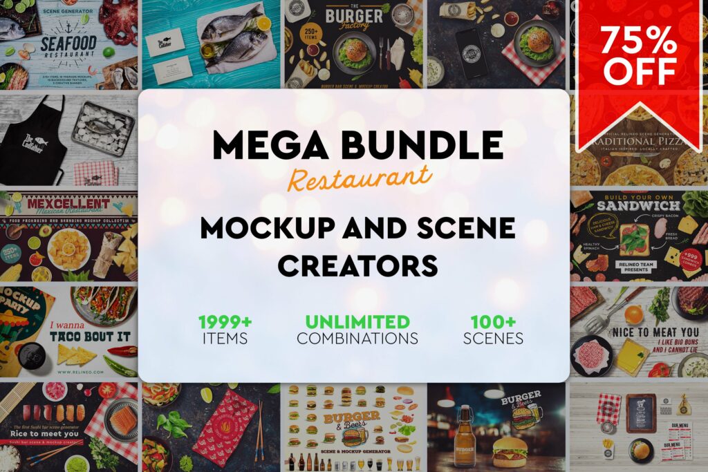 Mega Bundle Restaurant Scene Creator – MasterBundles