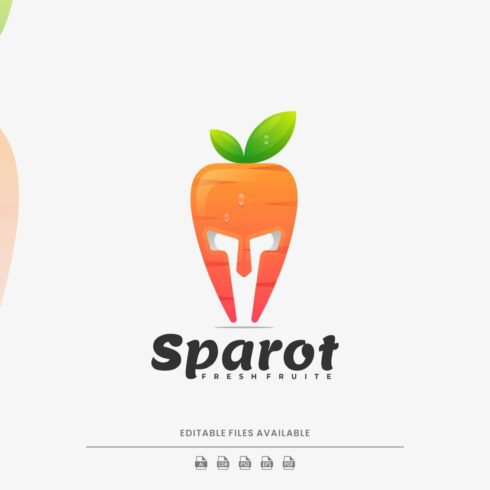 Spartan Carrot Dual Meaning Logo cover image.