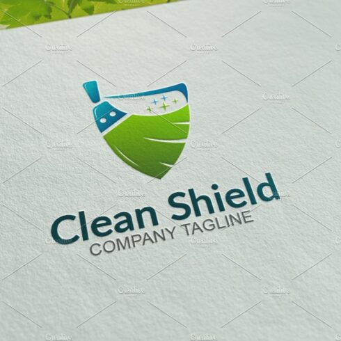 Clean Shield - Logo Template cover image.