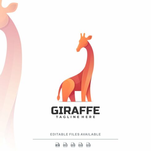 Giraffe Gradient Colorful Logo cover image.