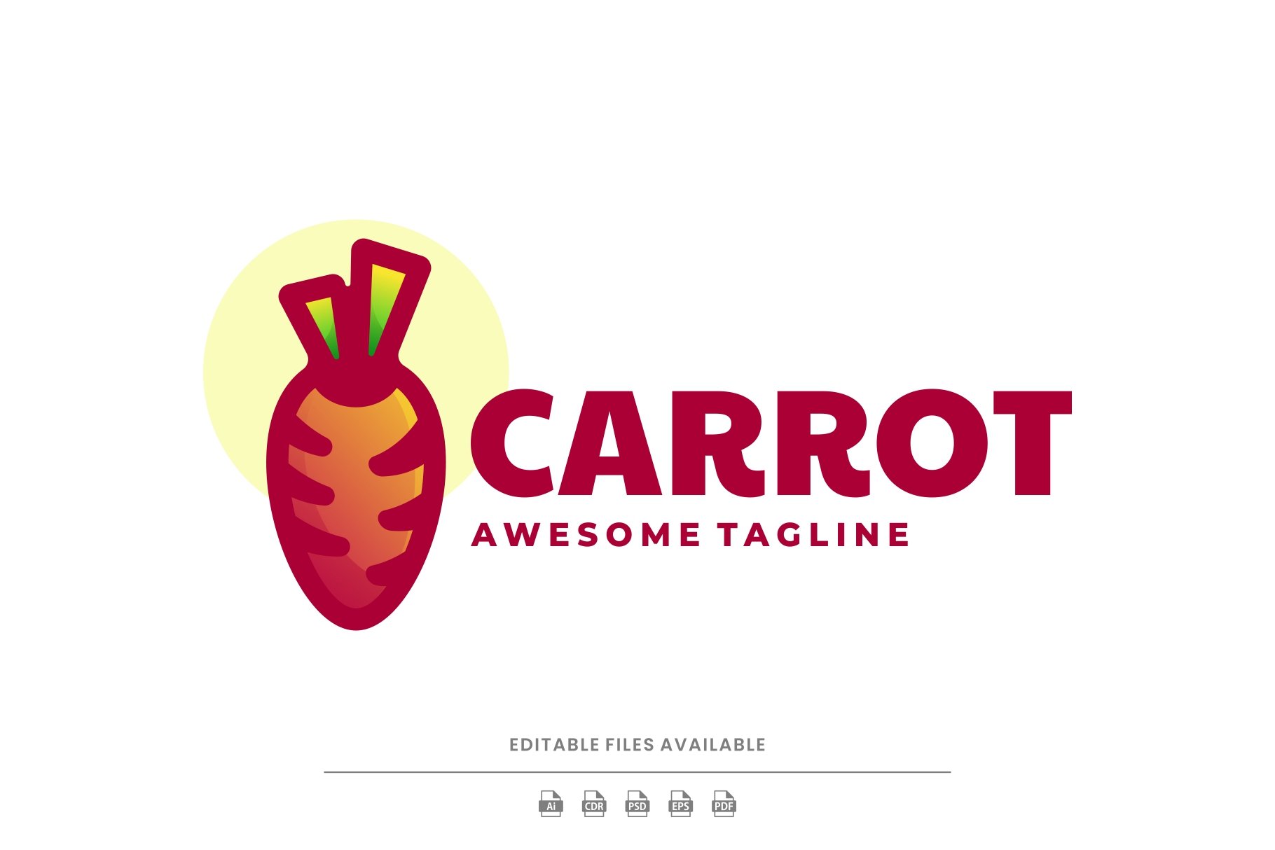 Carrot Gradient Logo cover image.