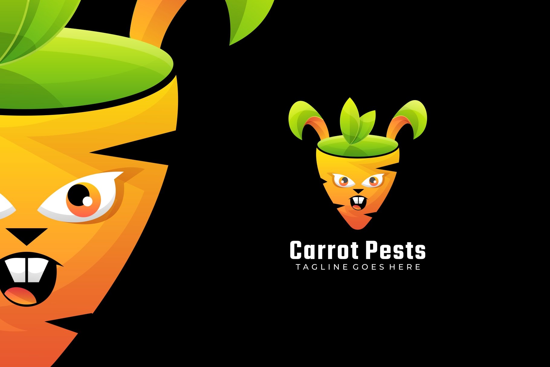 Carrot Pests Gradient Logo cover image.