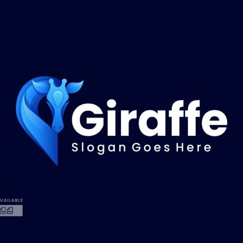 Giraffe Gradient Colorful Logo cover image.