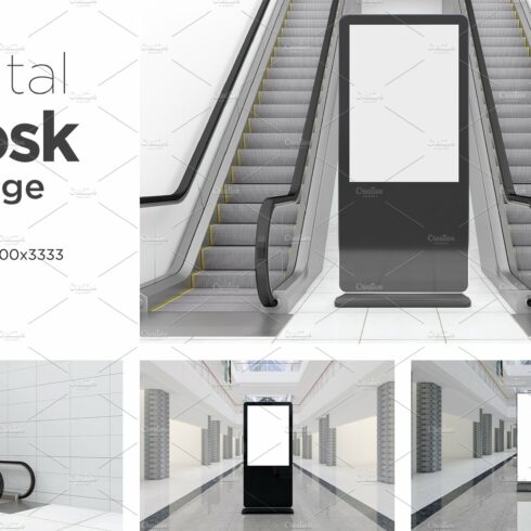 Kiosk Digital Sign Mockup Vol 2 cover image.