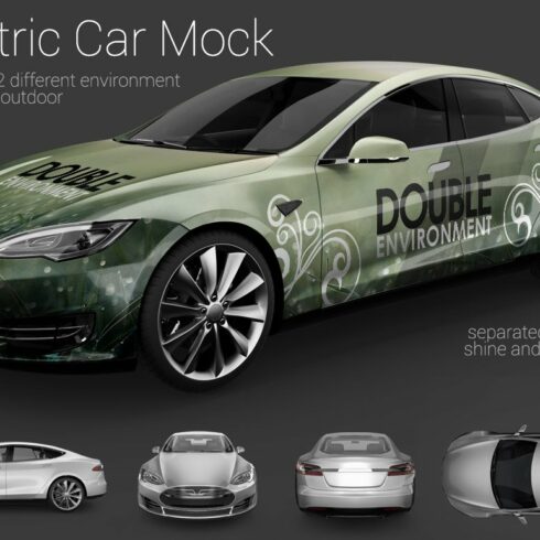 Electric Car Mock Up cover image.