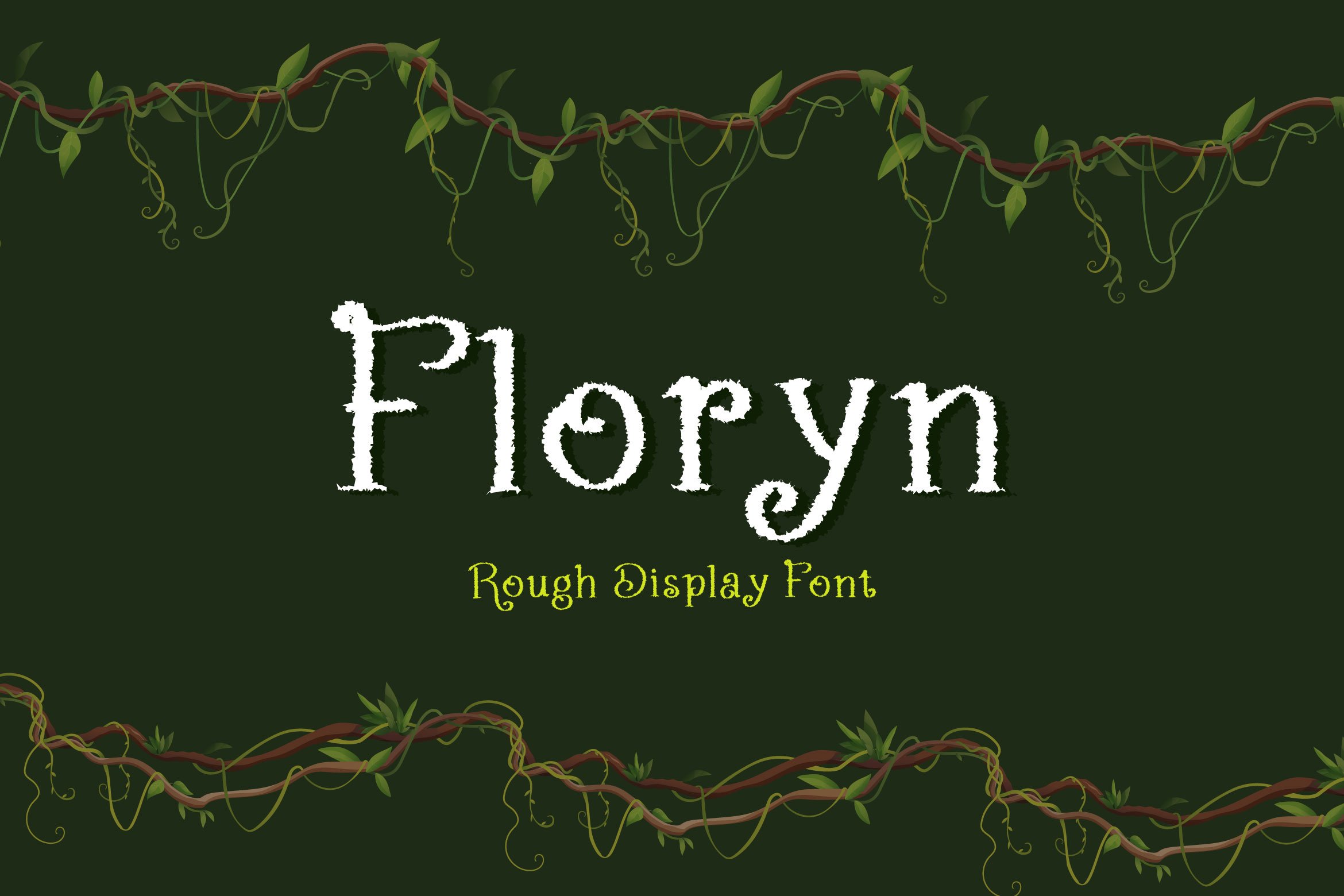 Floryn - Decorative Fantasy Font cover image.