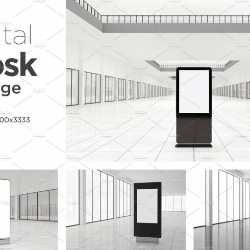 Kiosk Digital Sign Mockup Vol 1 cover image.